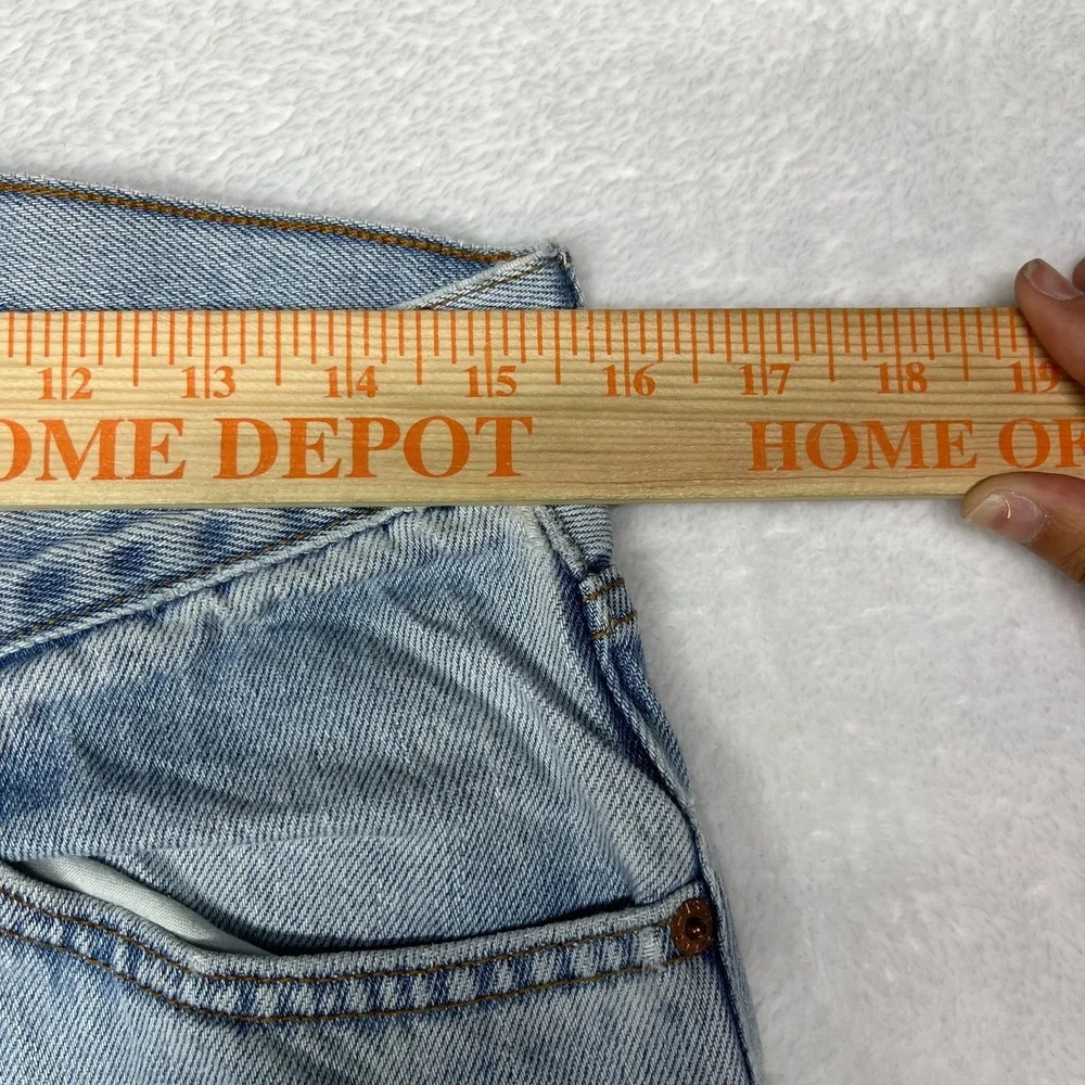 Levi's 505 Straight‎ Leg Jeans Men's Blue Denim Cotton Pockets Zip Fly - 31X30.5